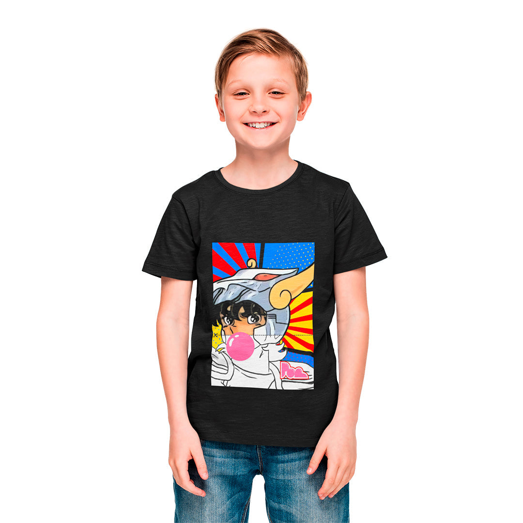 Popgear T-Shirt, Nero, 9-10 Anni Bambino Popgear T-Shirt, Nero, 9-10 Anni Bambino