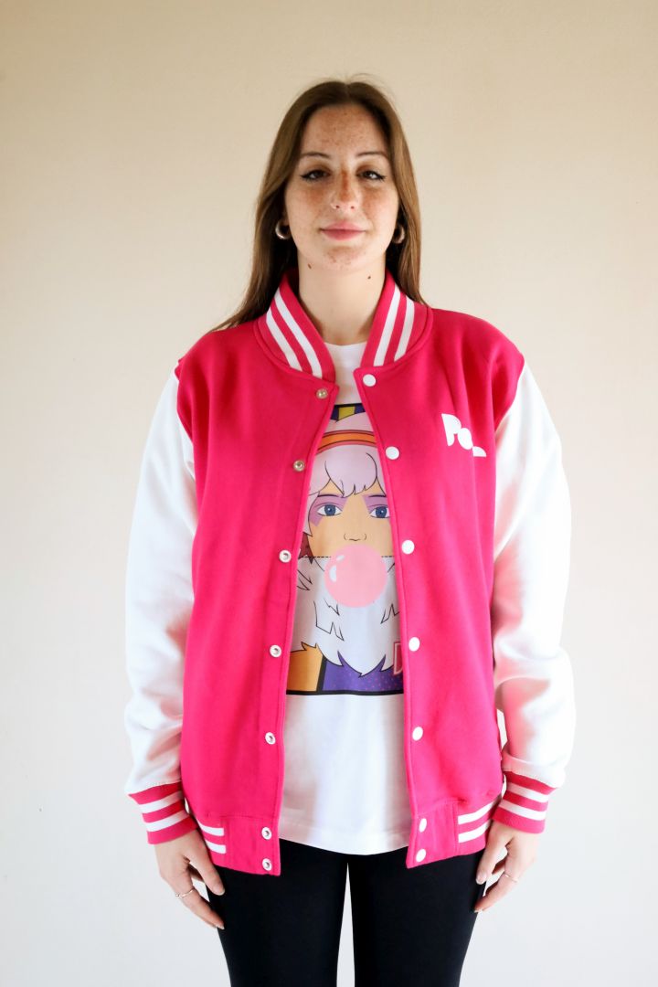 Giacchetto College "Luffy" Rosa - PopbyAlessandro
