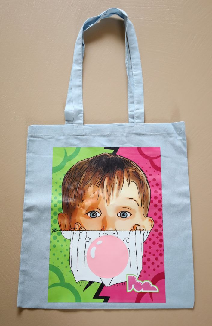 Shopper "Kevin" Azzurra - PopbyAlessandro