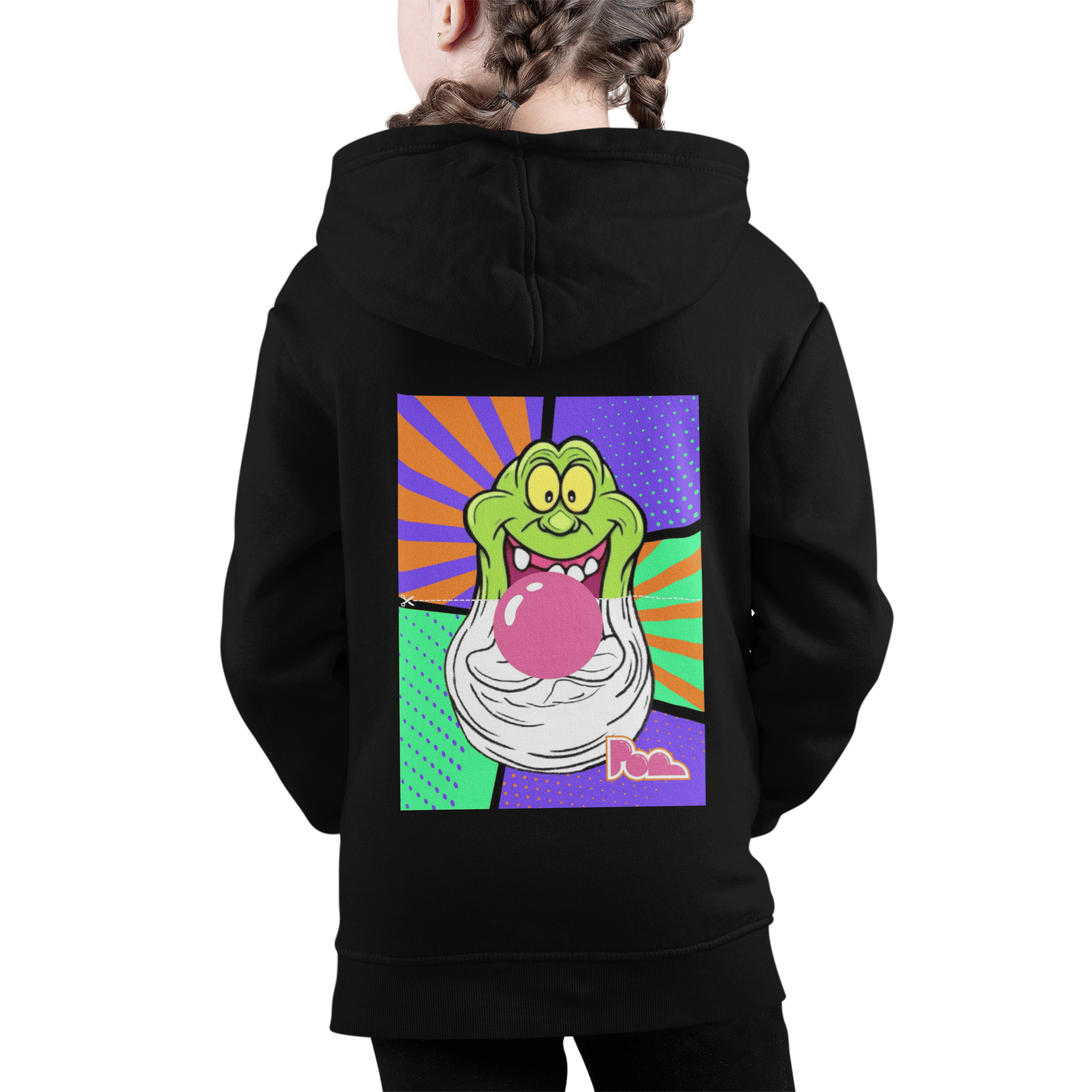 Felpa con zip Halloween Edition KIDS - POP "Slimer"