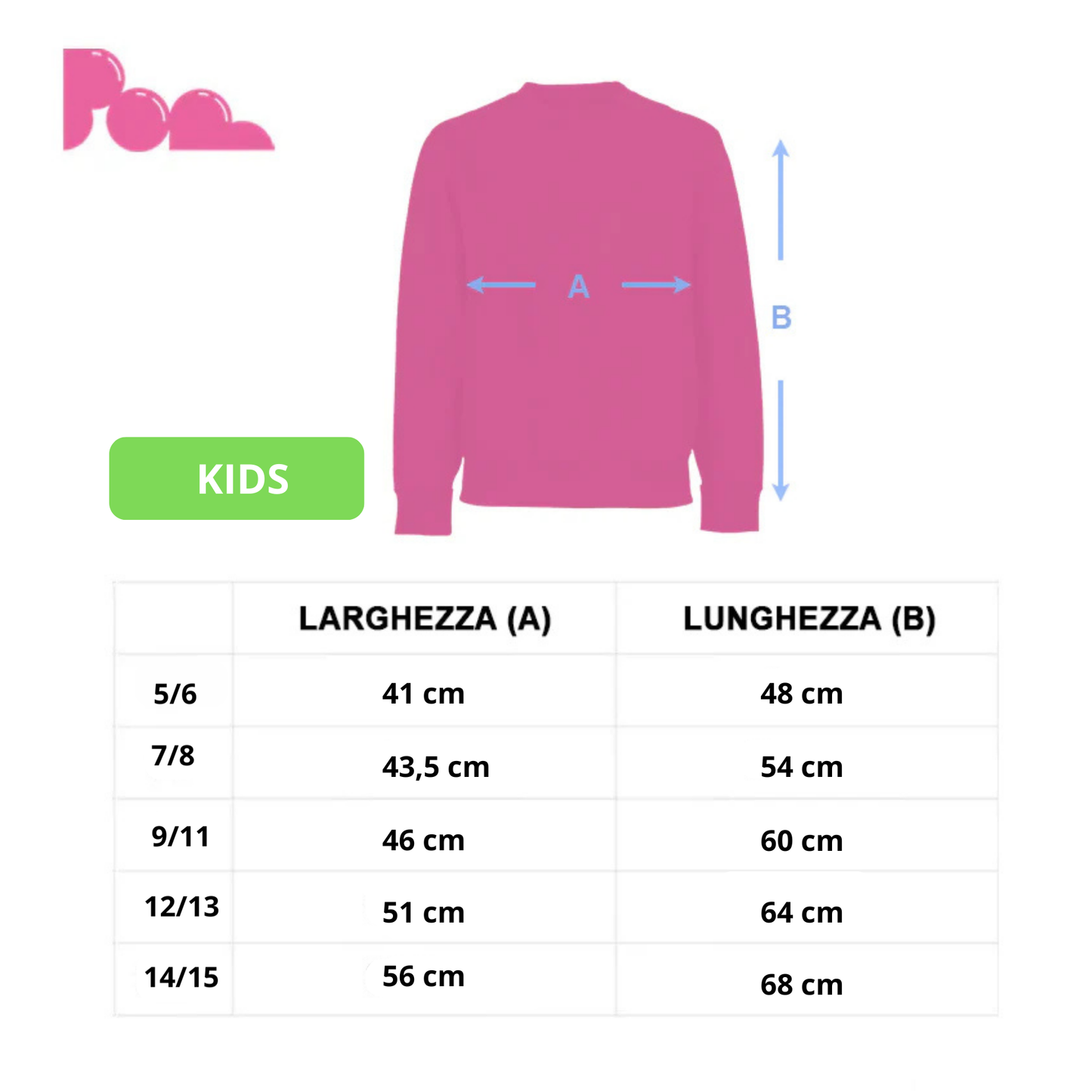 Felpa Girocollo Halloween Edition KIDS- POP "Mercoledì Addams"