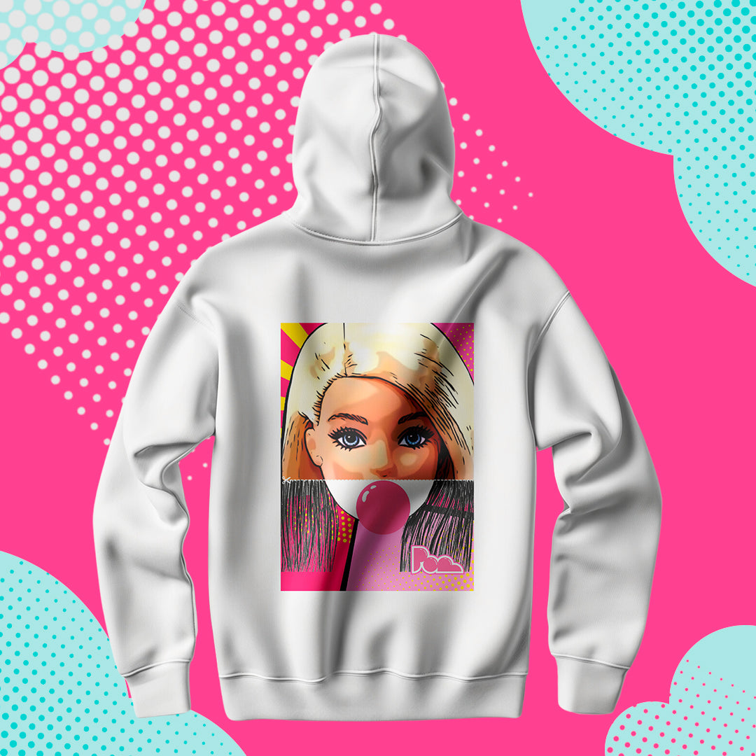 Felpa Pop con Cappuccio "Barbie"