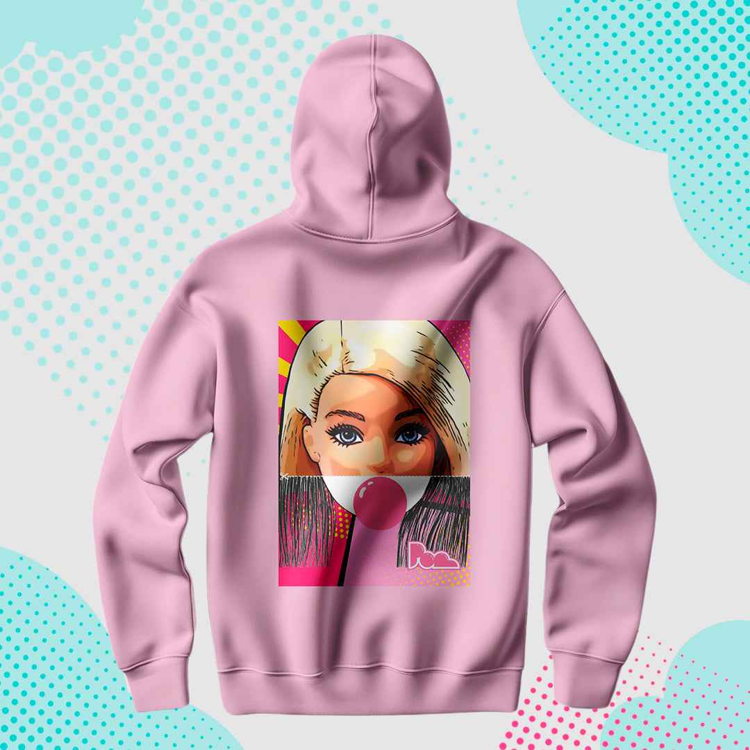Felpa Pop con Cappuccio "Barbie"
