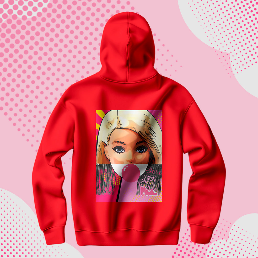 Felpa Pop con Cappuccio "Barbie"