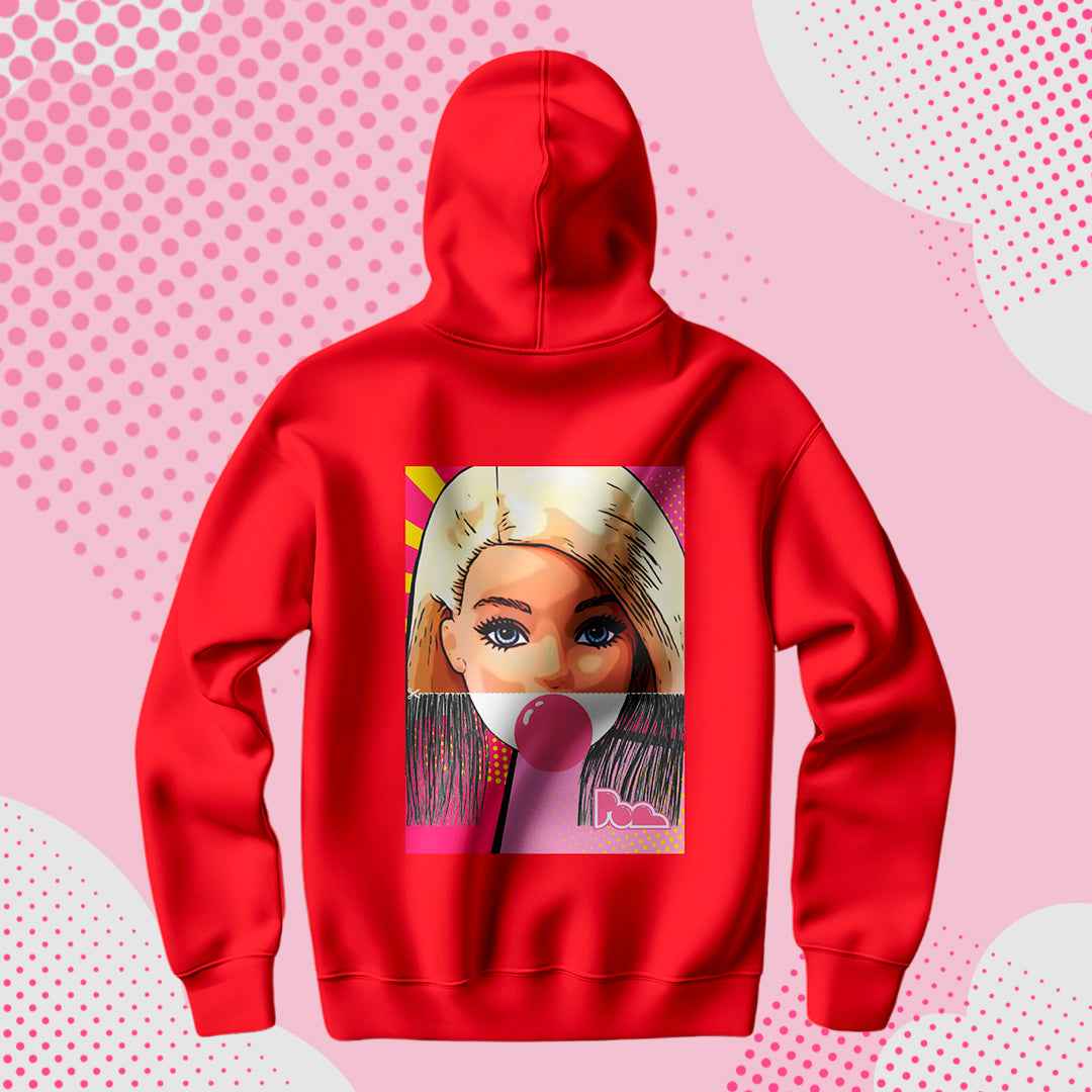 Felpa Pop con Cappuccio "Barbie"