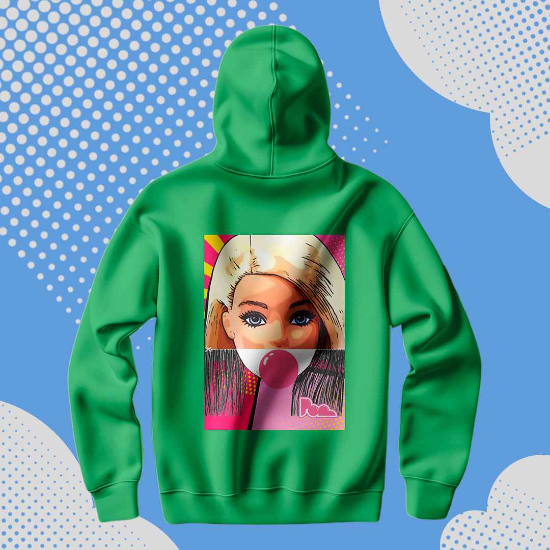 Felpa Pop con Cappuccio "Barbie"