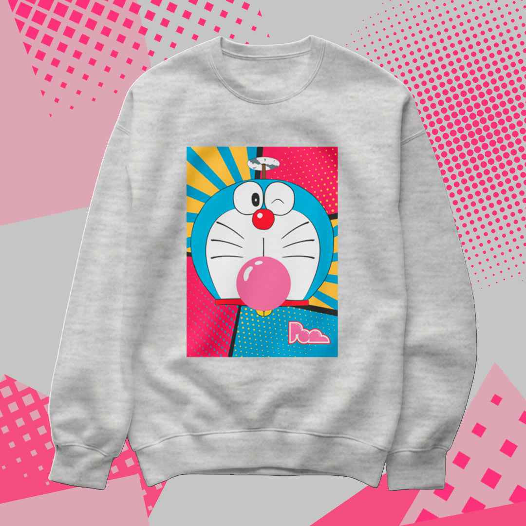 Felpa Pop Girocollo "Doraemon"