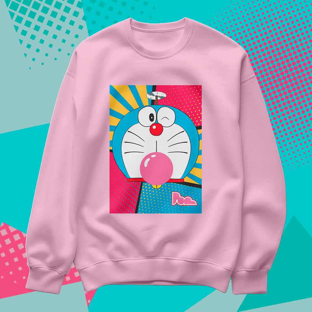 Felpa Pop Girocollo "Doraemon"