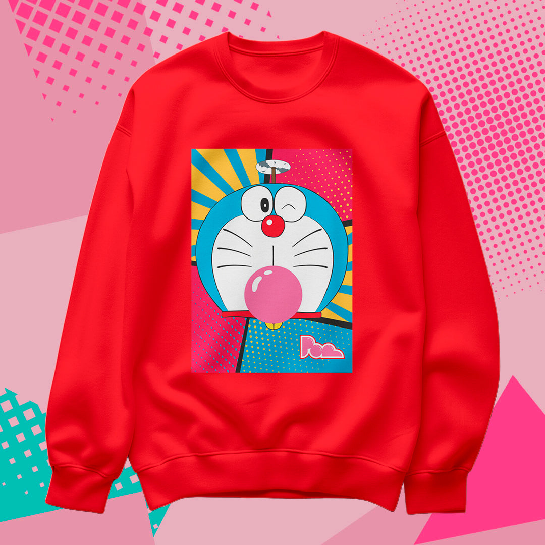 Felpa Pop Girocollo "Doraemon"