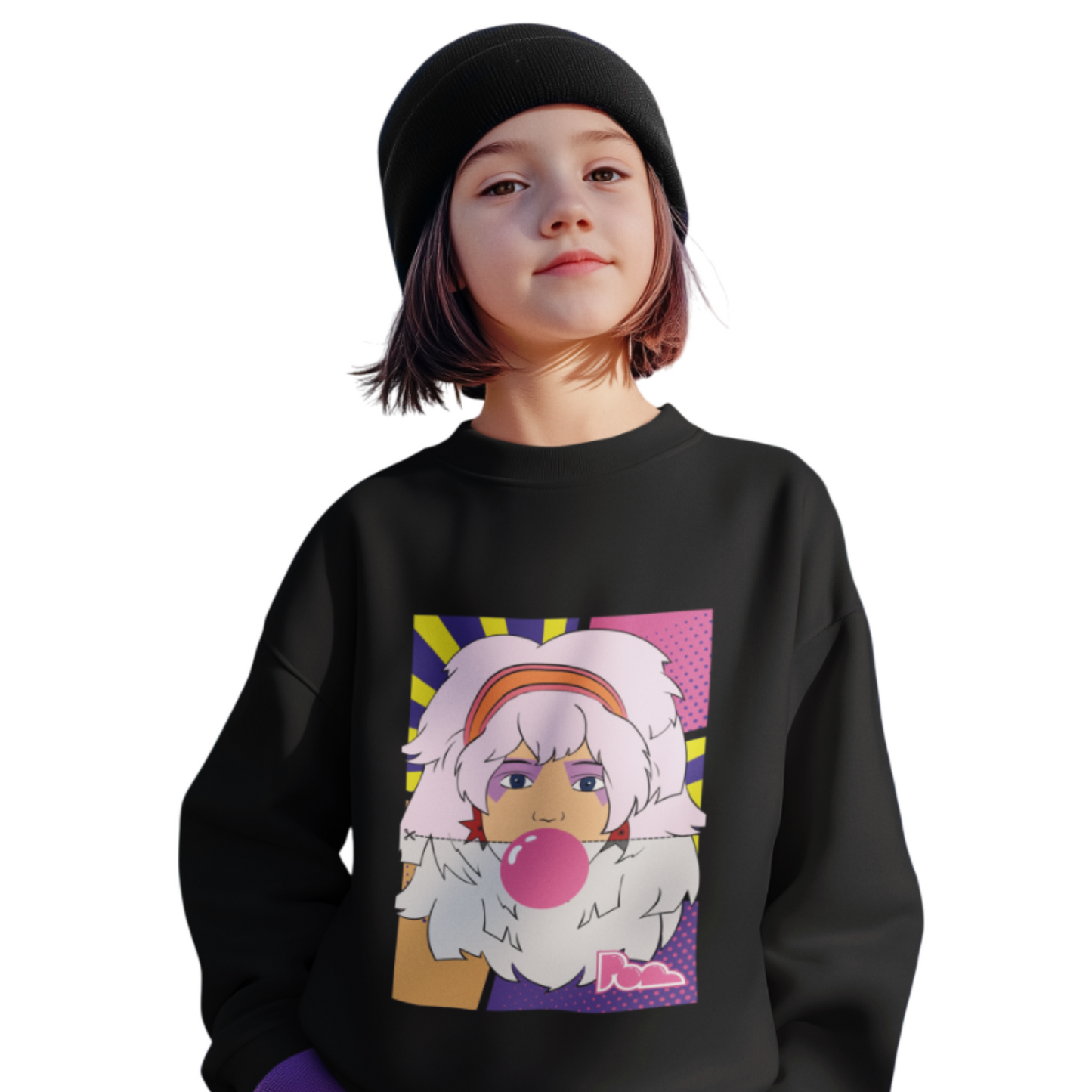 Felpa girocollo Pop "Jem" KIDS - PopbyAlessandro