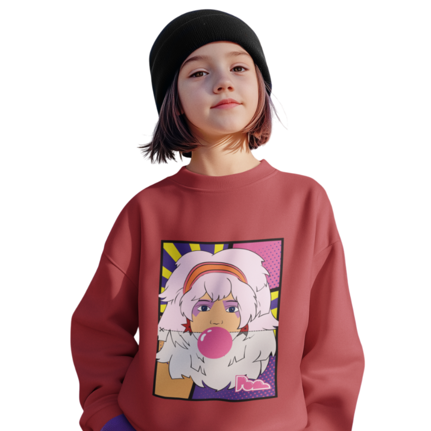Felpa girocollo Pop "Jem" KIDS - PopbyAlessandro