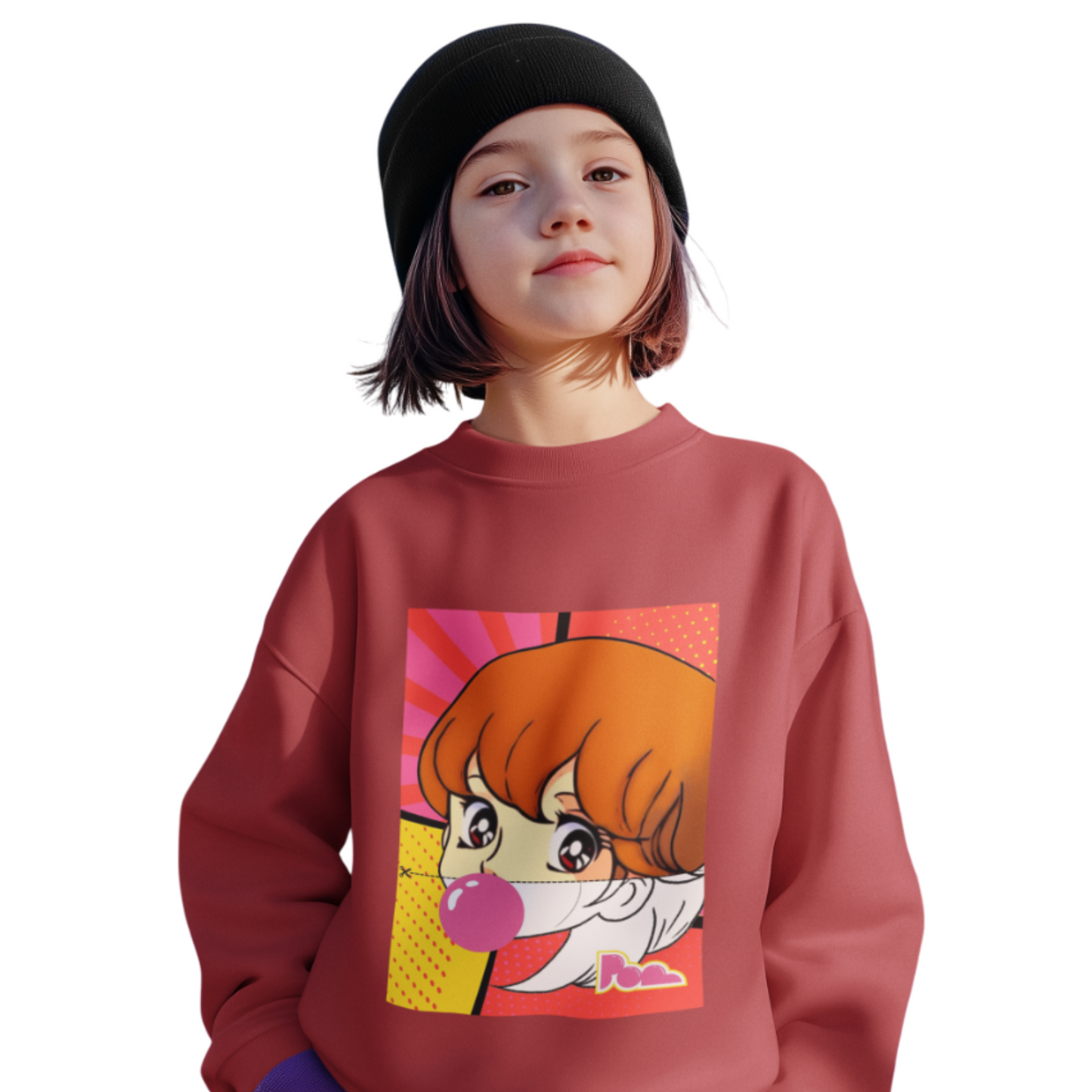 Felpa girocollo Pop "Licia" KIDS - PopbyAlessandro