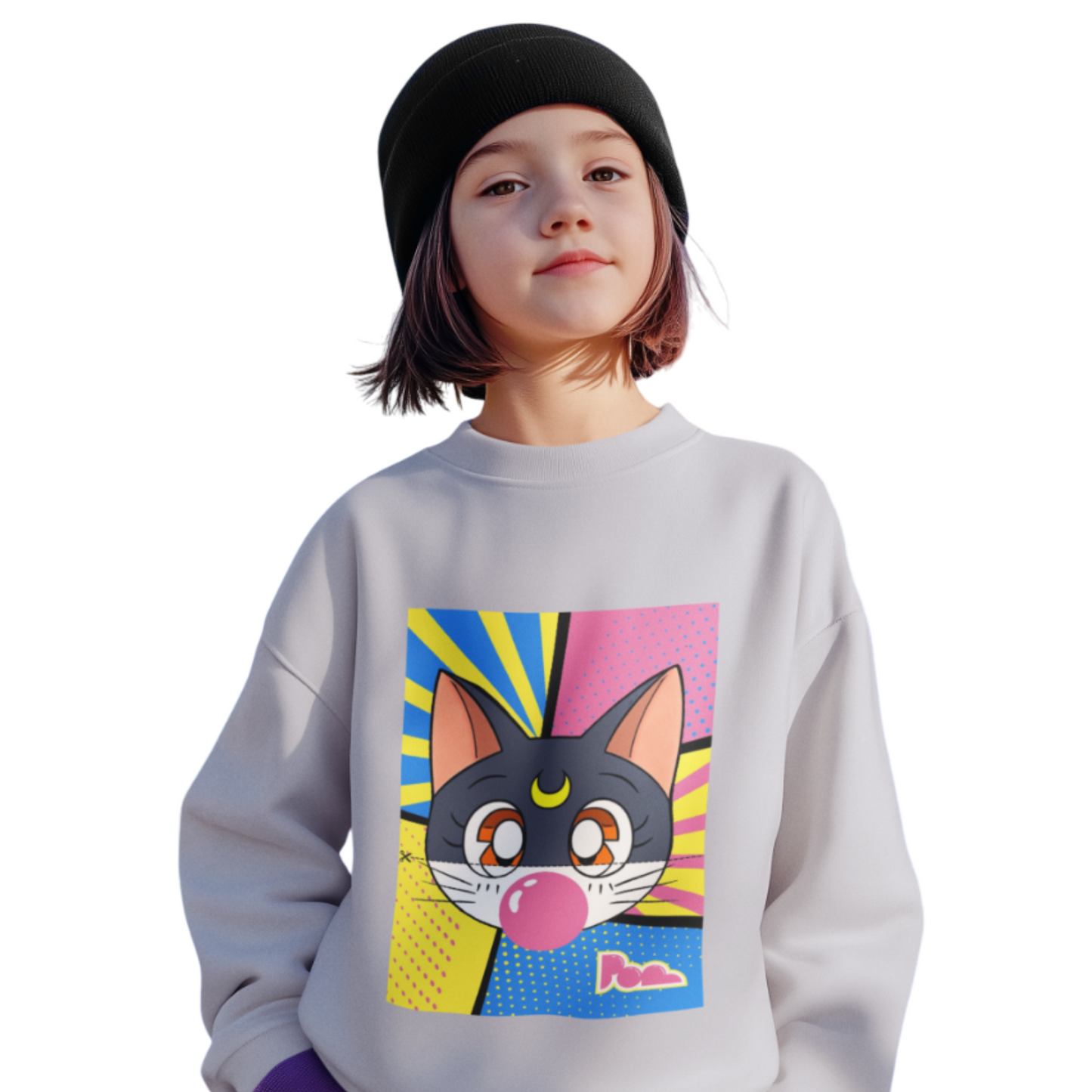 Felpa girocollo Pop "Luna" KIDS - PopbyAlessandro