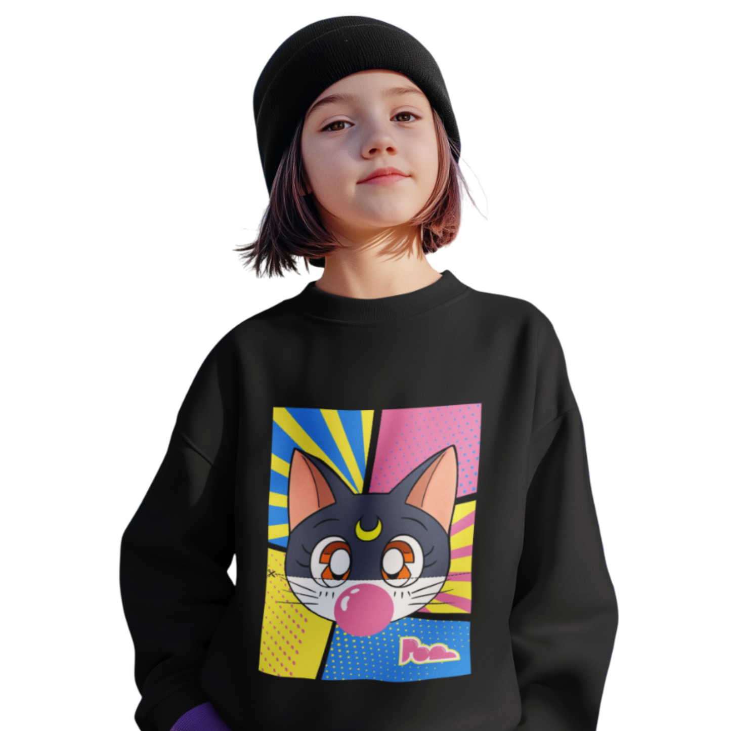 Felpa girocollo Pop "Luna" KIDS - PopbyAlessandro