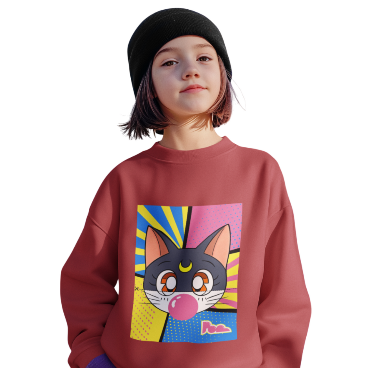 Felpa girocollo Pop "Luna" KIDS - PopbyAlessandro