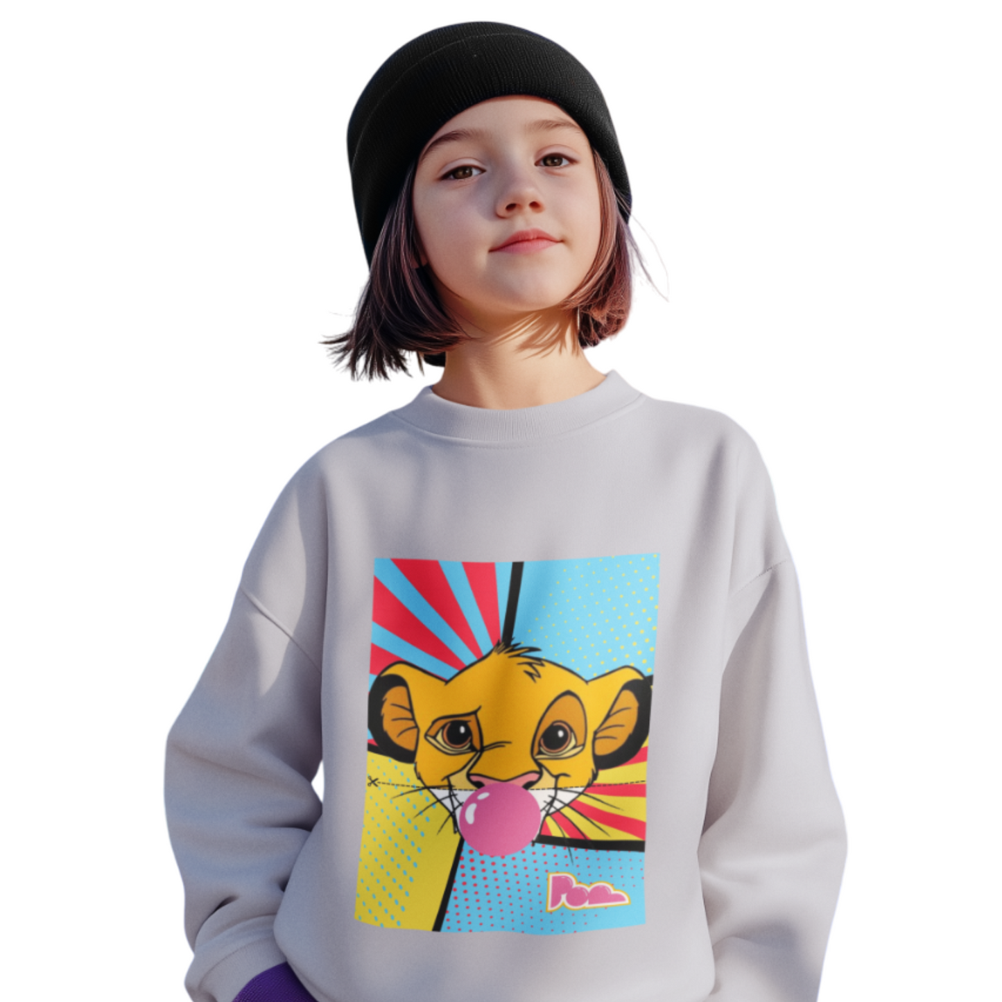 Felpa girocollo Pop "Simba" KIDS - PopbyAlessandro