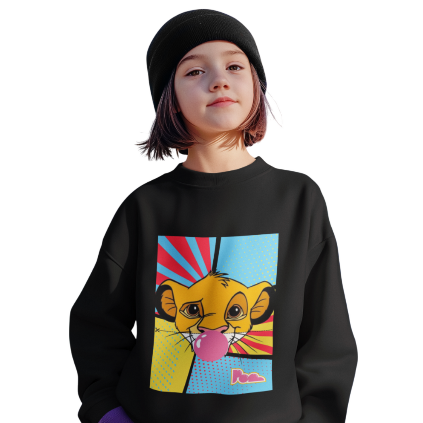 Felpa girocollo Pop "Simba" KIDS - PopbyAlessandro