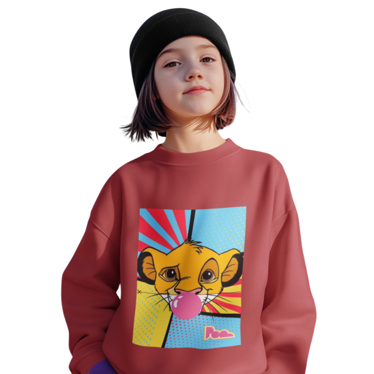 Felpa girocollo Pop "Simba" KIDS - PopbyAlessandro