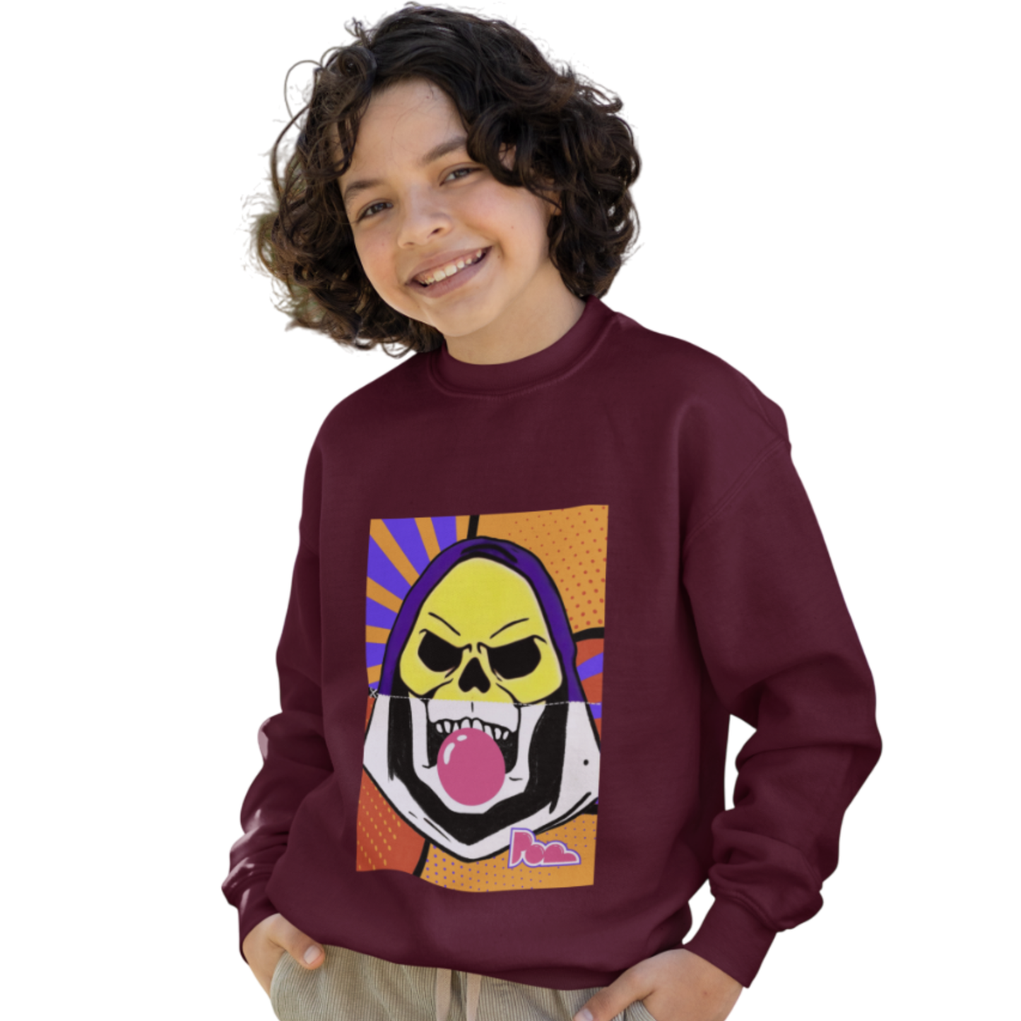 Felpa Girocollo Halloween Edition KIDS- POP "Skeletor"