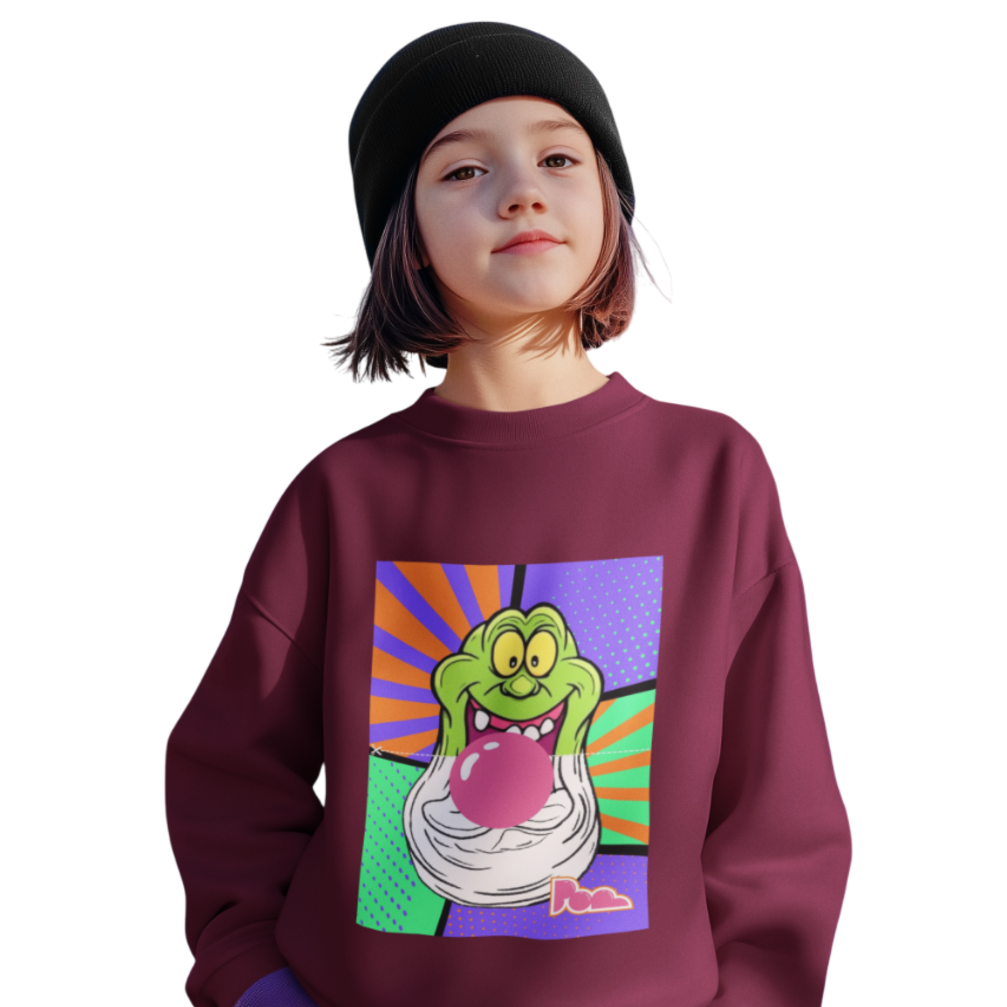 Felpa Girocollo Halloween Edition KIDS- POP "Slimer"