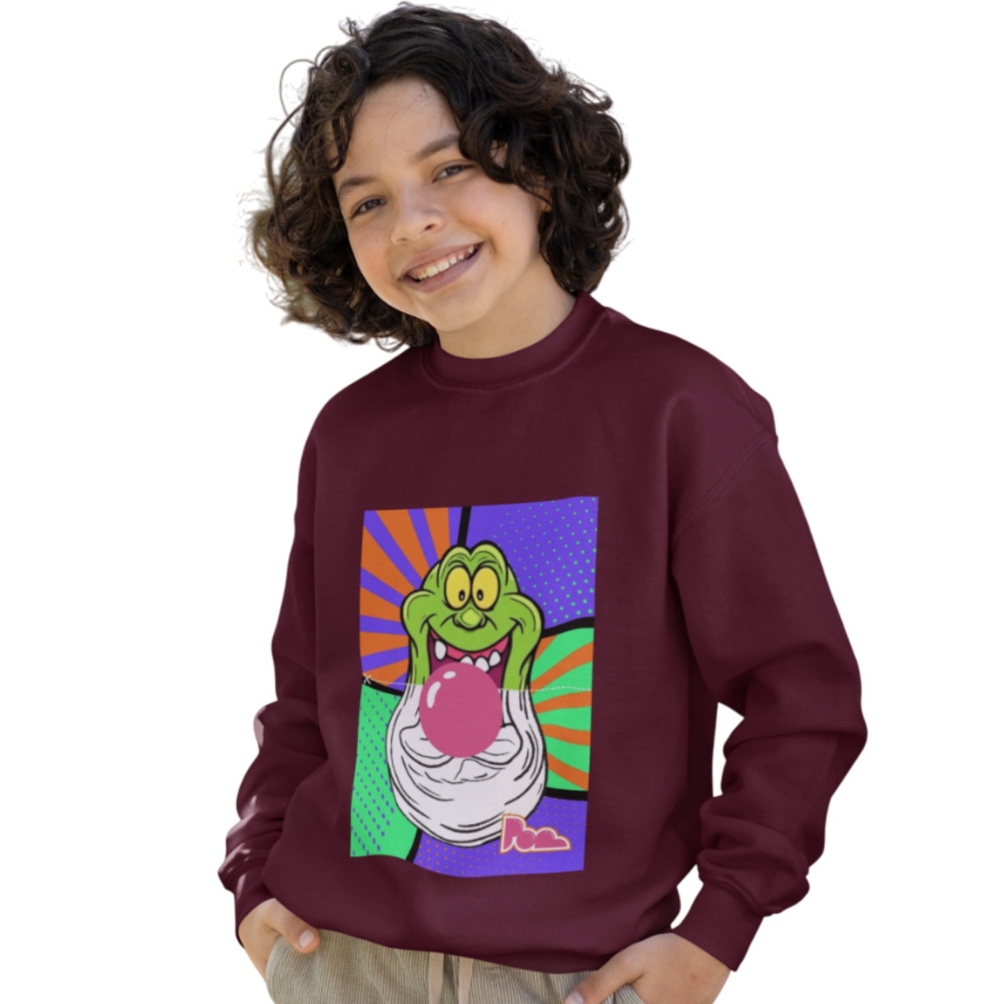 Felpa Girocollo Halloween Edition KIDS- POP "Slimer"