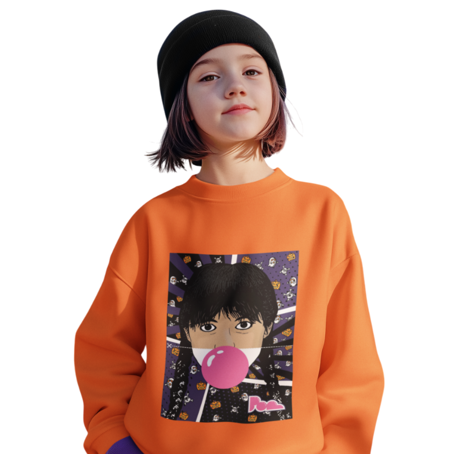 Felpa Girocollo Halloween Edition KIDS- POP "Mercoledì Addams"