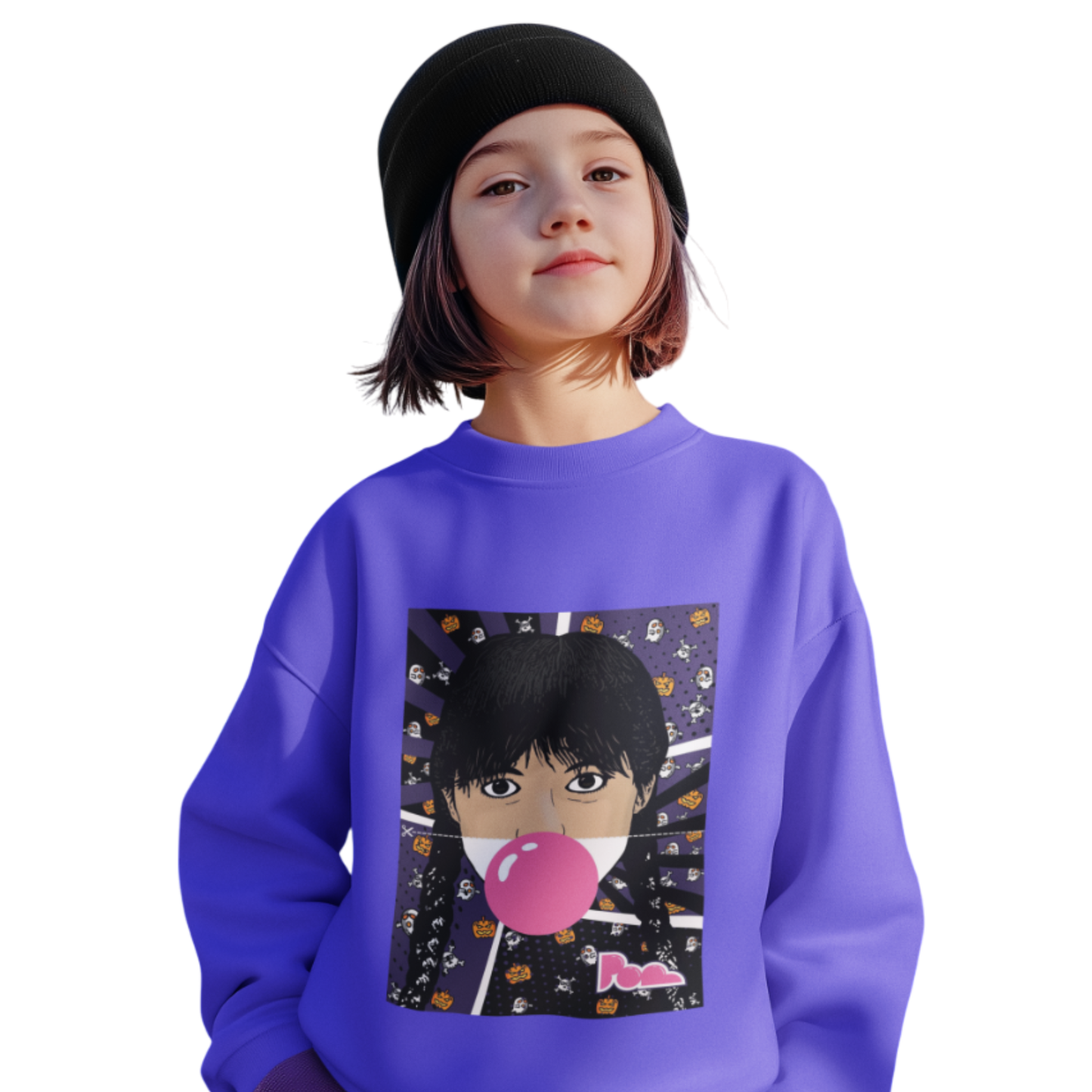 Felpa Girocollo Halloween Edition KIDS- POP "Mercoledì Addams"