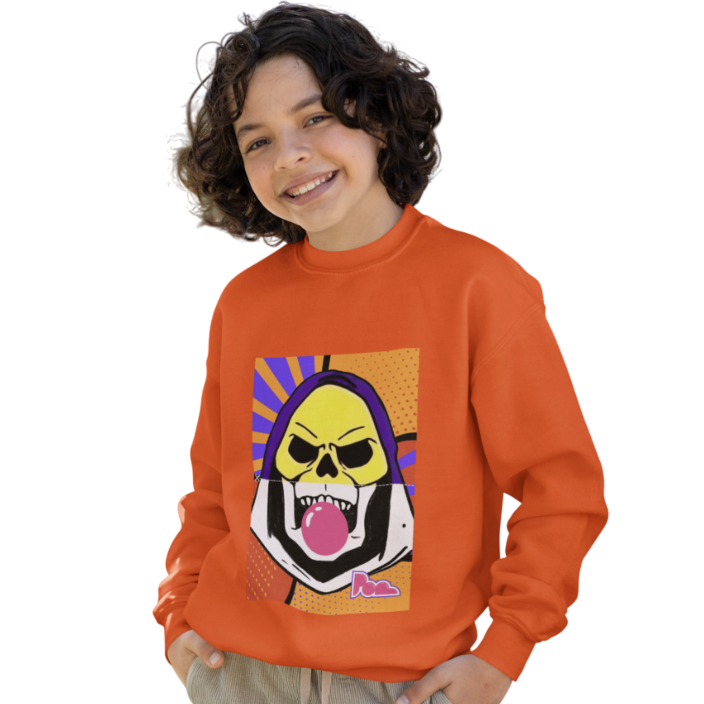 Felpa Girocollo Halloween Edition KIDS- POP "Skeletor"