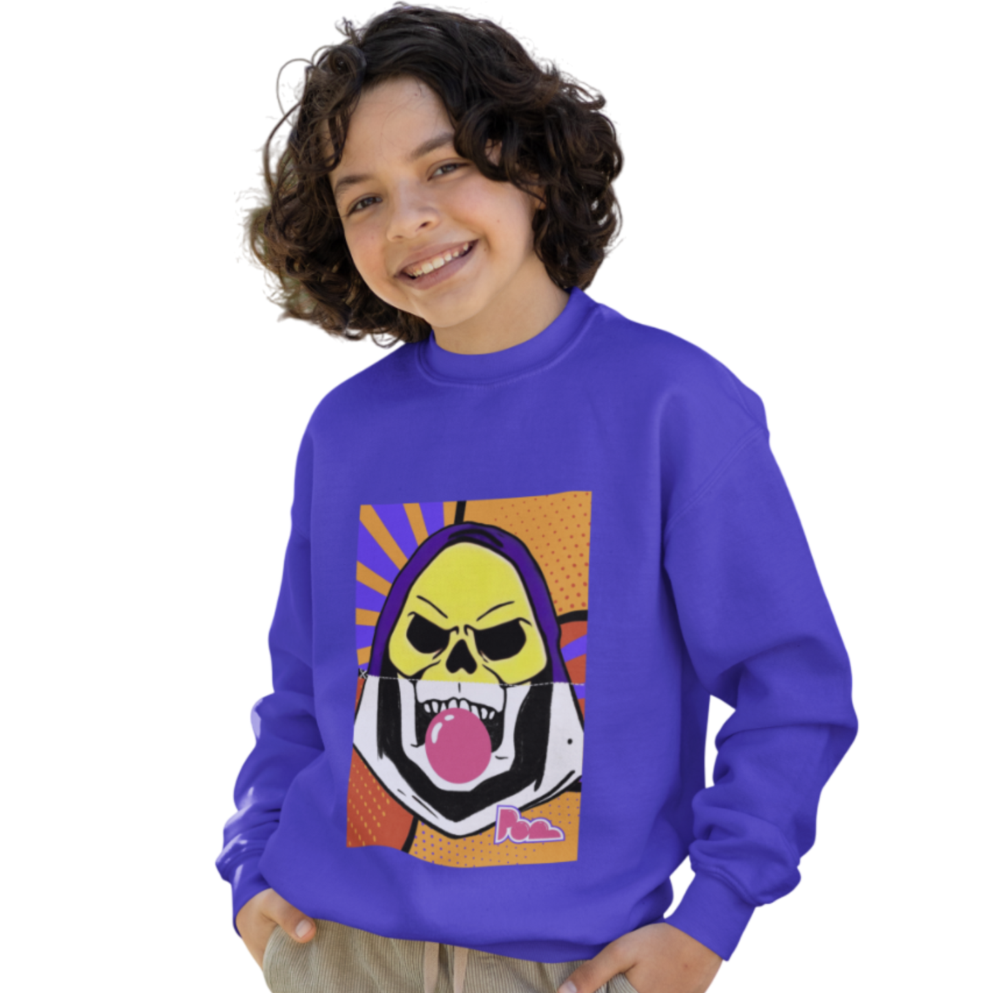 Felpa Girocollo Halloween Edition KIDS- POP "Skeletor"