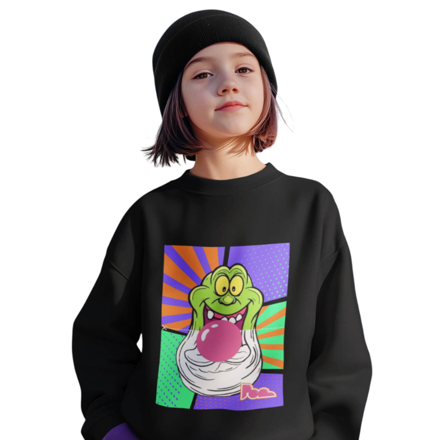 Felpa Girocollo Halloween Edition KIDS- POP "Slimer"