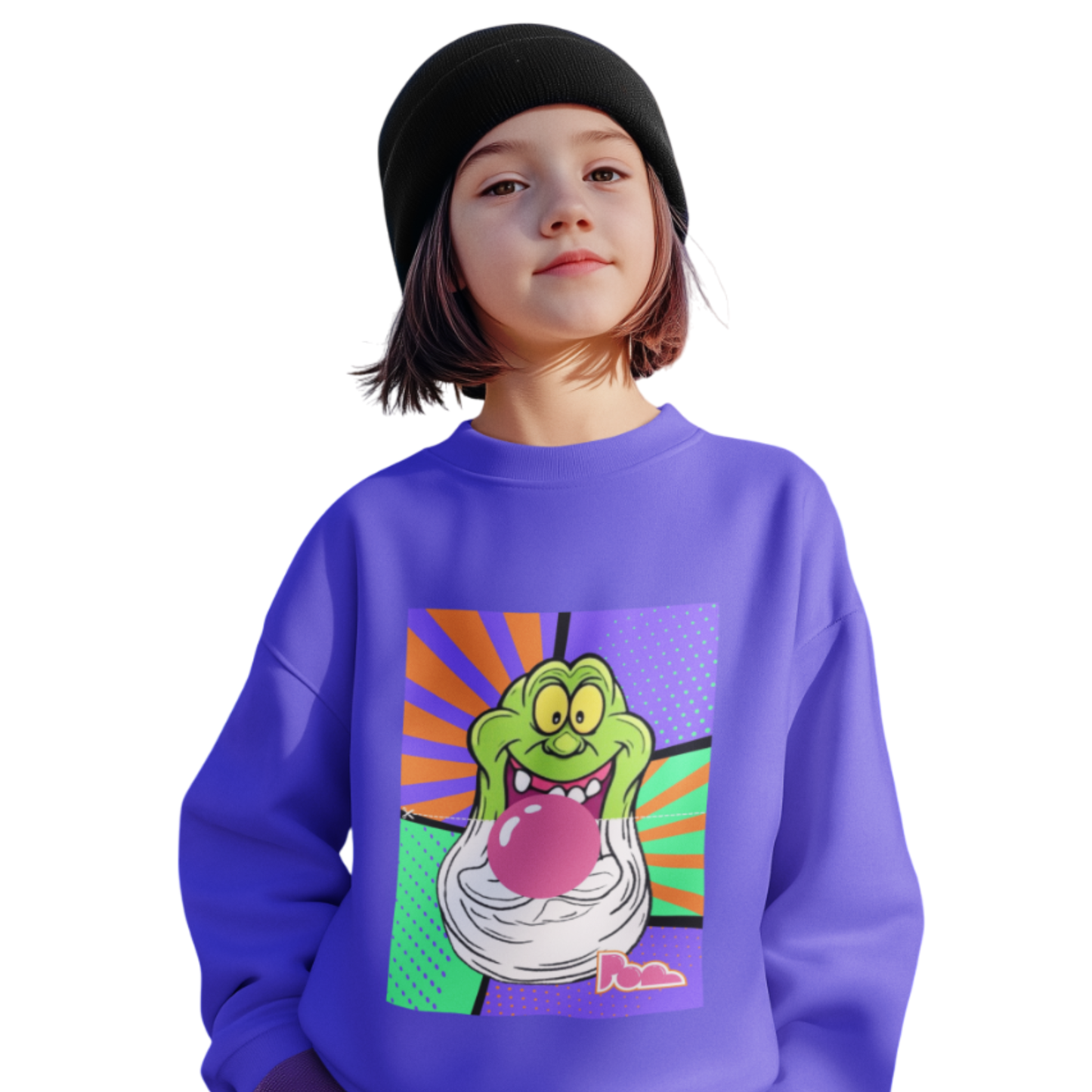 Felpa Girocollo Halloween Edition KIDS- POP "Slimer"