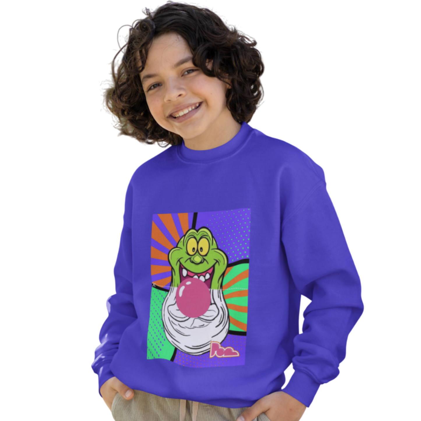 Felpa Girocollo Halloween Edition KIDS- POP "Slimer"