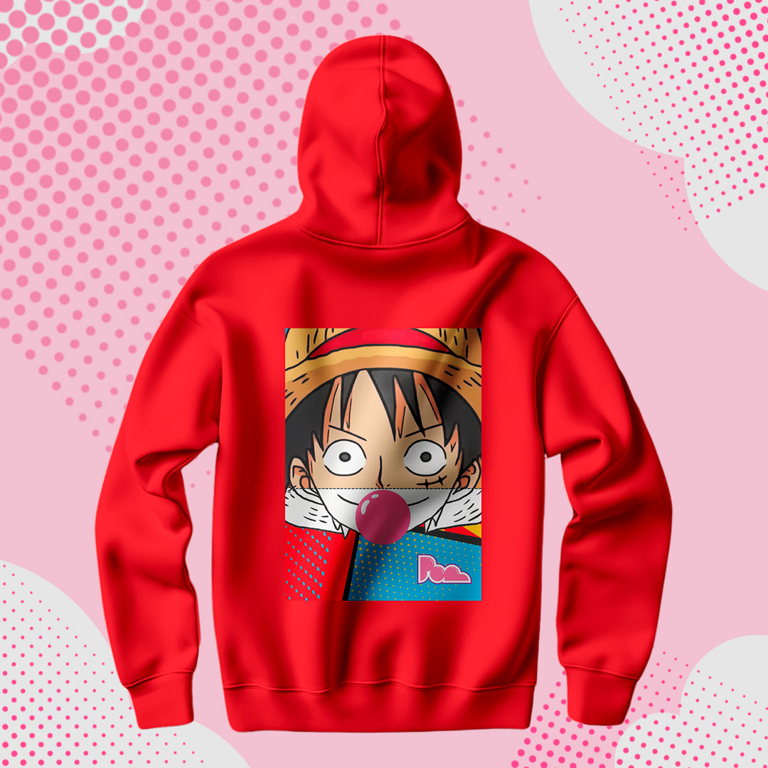 Felpa Pop con Cappuccio "Luffy"