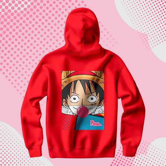 Felpa Pop con Cappuccio "Luffy"