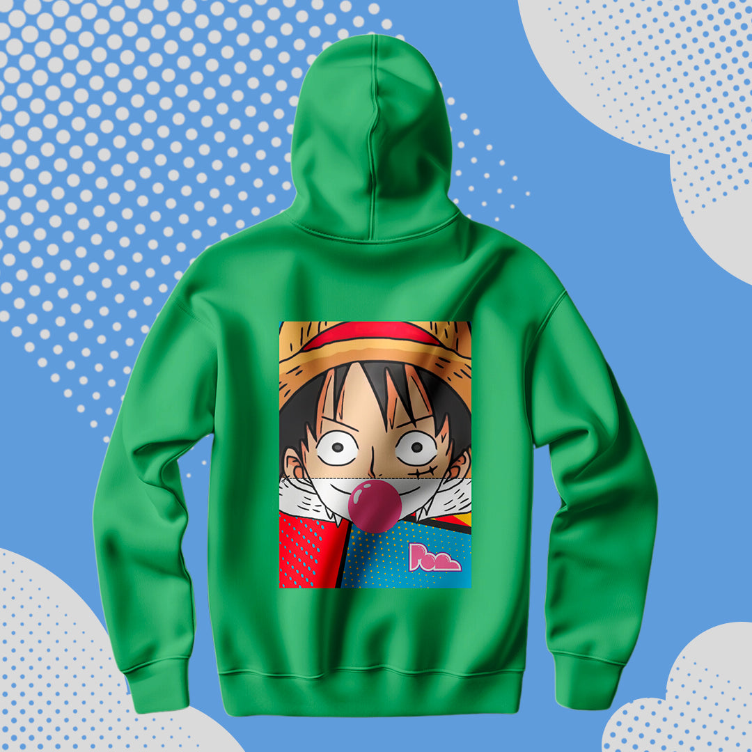 Felpa Pop con Cappuccio "Luffy"