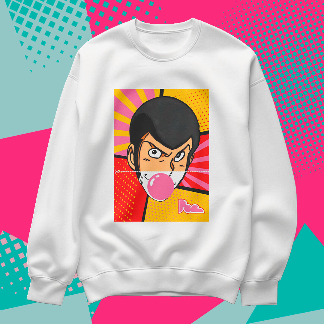 Felpa Pop Girocollo "Lupin"