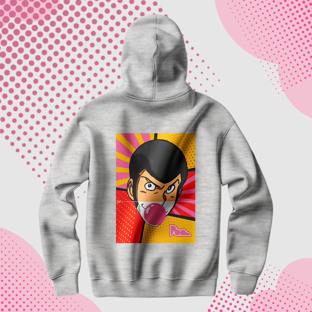 Felpa Pop con Cappuccio "Lupin"