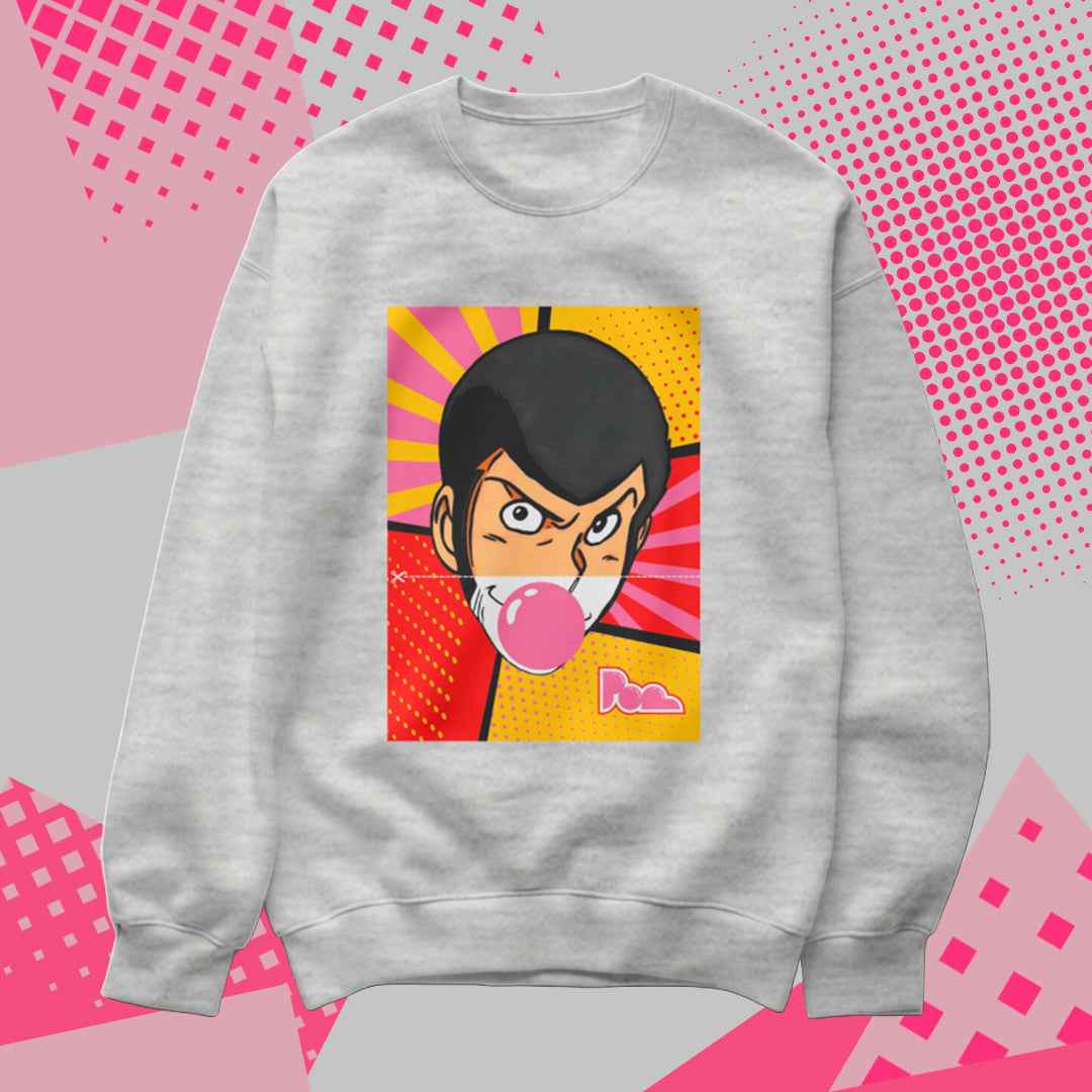 Felpa Pop Girocollo "Lupin"