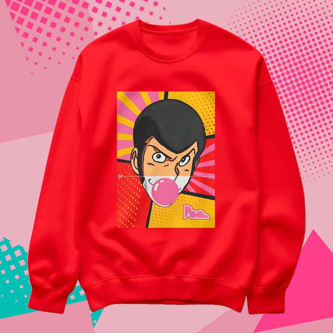 Felpa Pop Girocollo "Lupin"