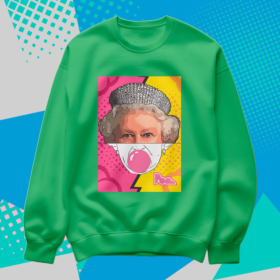 Felpa Pop Girocollo "Queen"