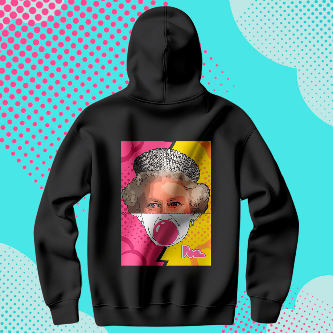 Felpa Pop con Cappuccio "Queen"