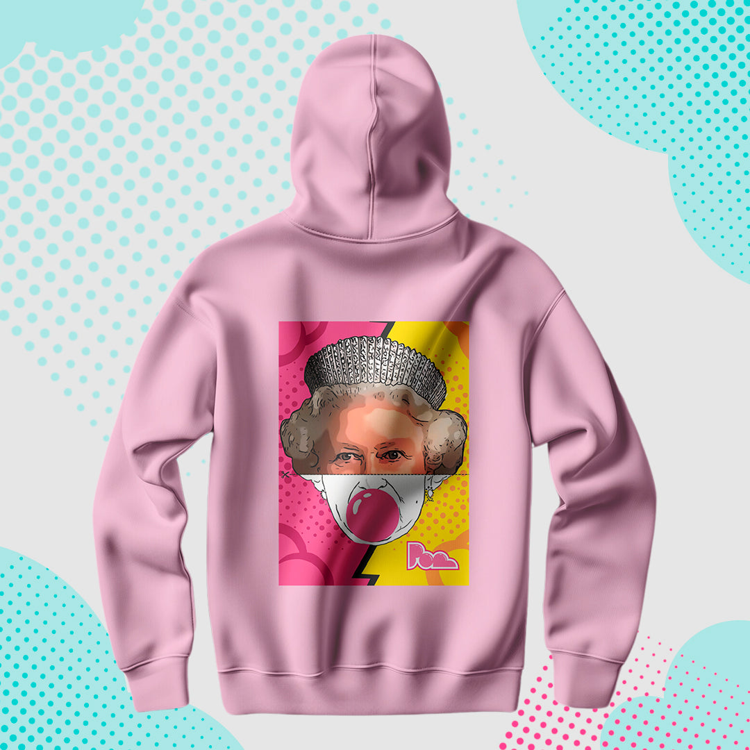 Felpa Pop con Cappuccio "Queen"