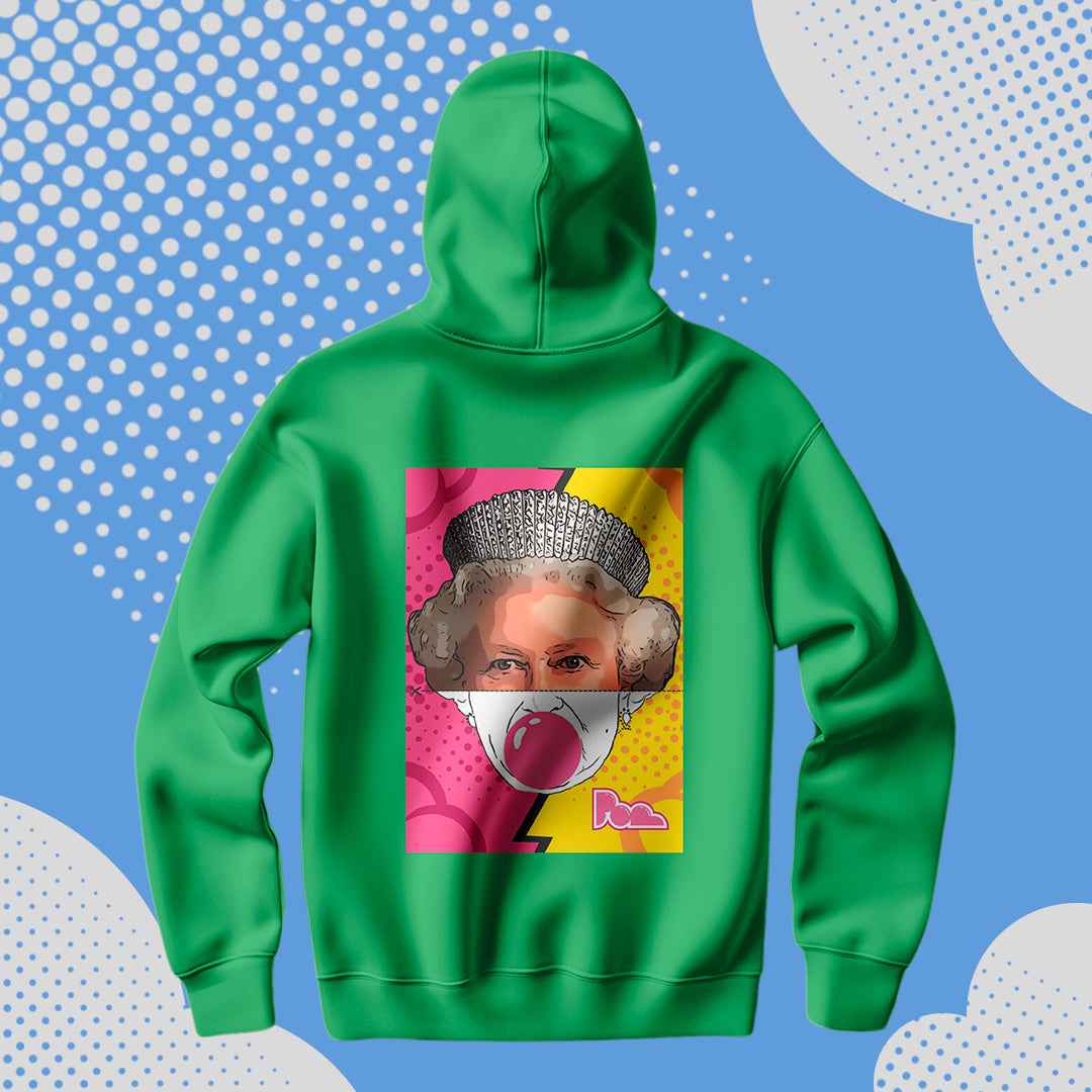 Felpa Pop con Cappuccio "Queen"