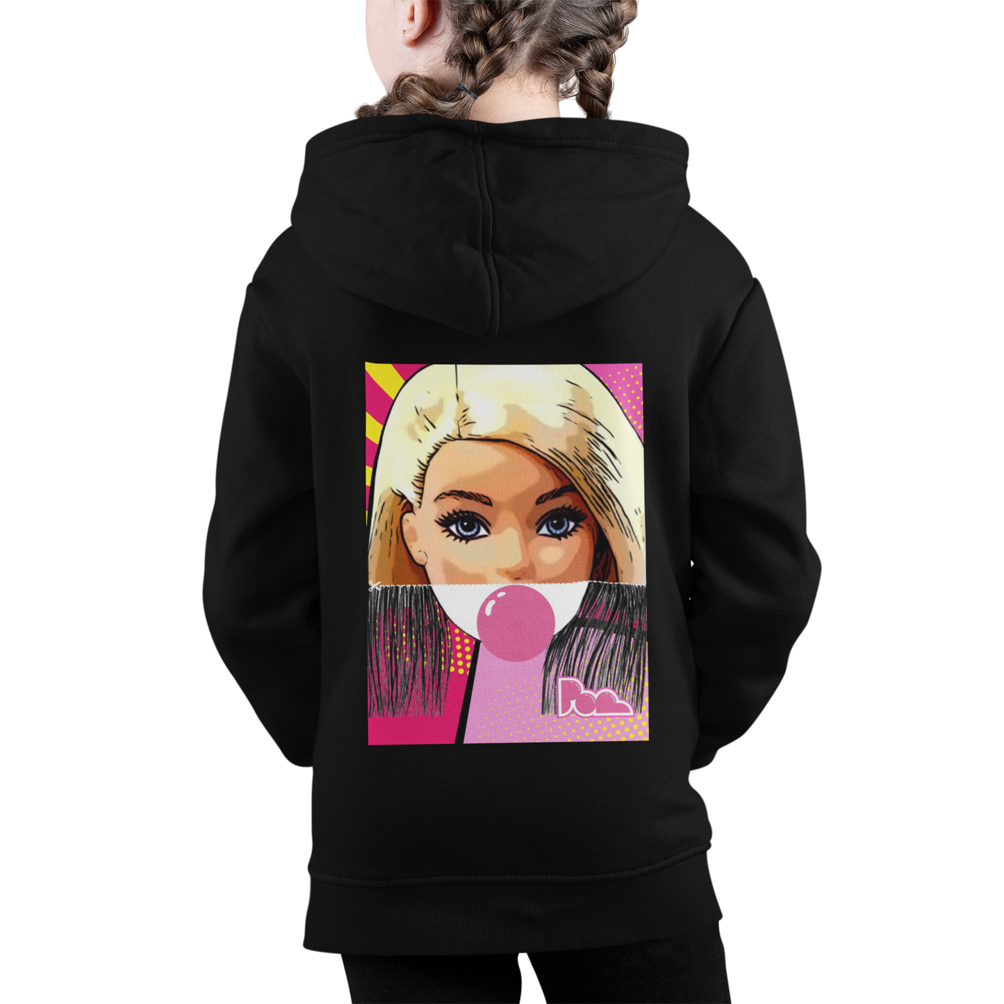 Felpa con zip Pop "Barbie" KIDS - PopbyAlessandro