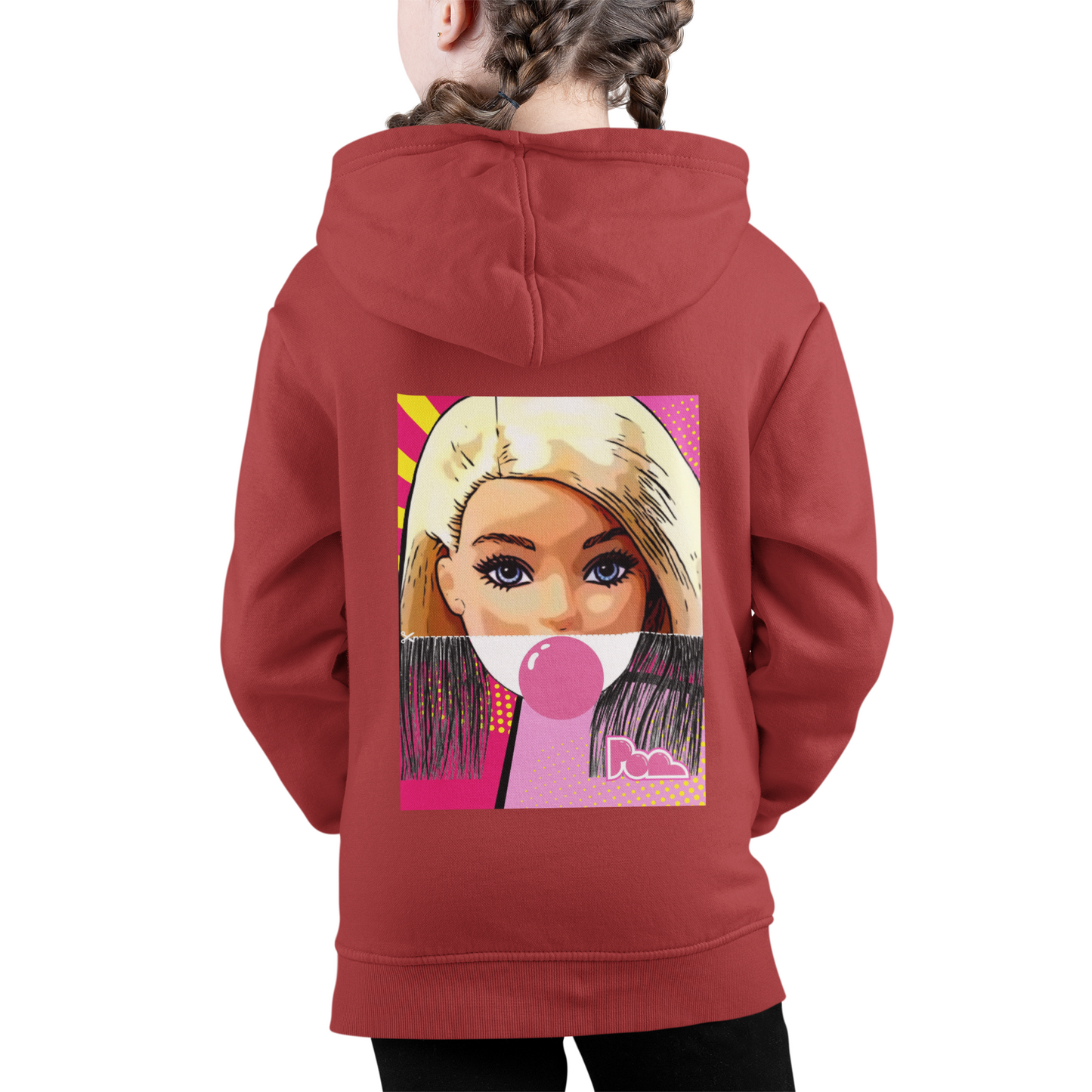 Felpa con zip Pop "Barbie" KIDS - PopbyAlessandro