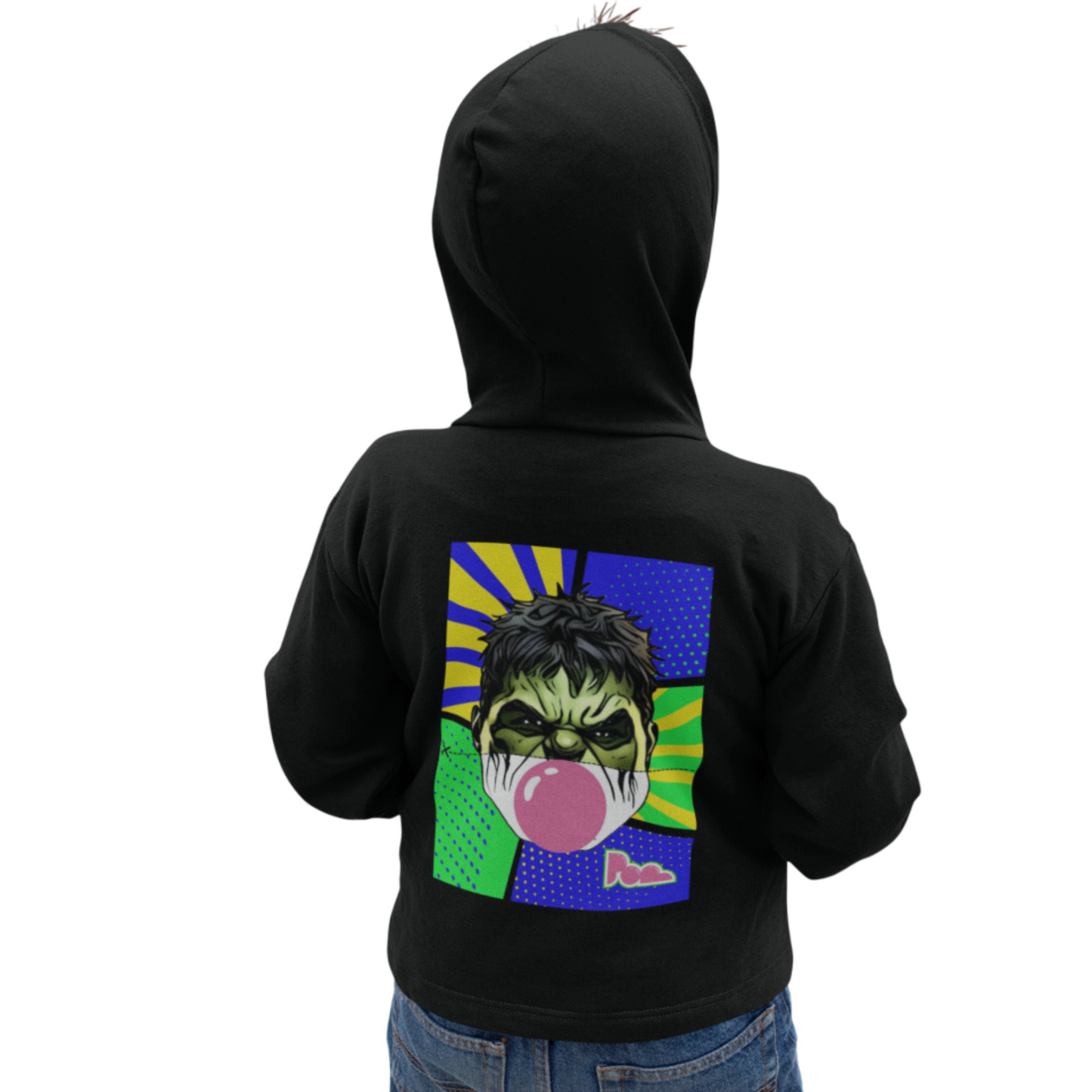 Felpa con zip Pop "Hulk" KIDS - PopbyAlessandro