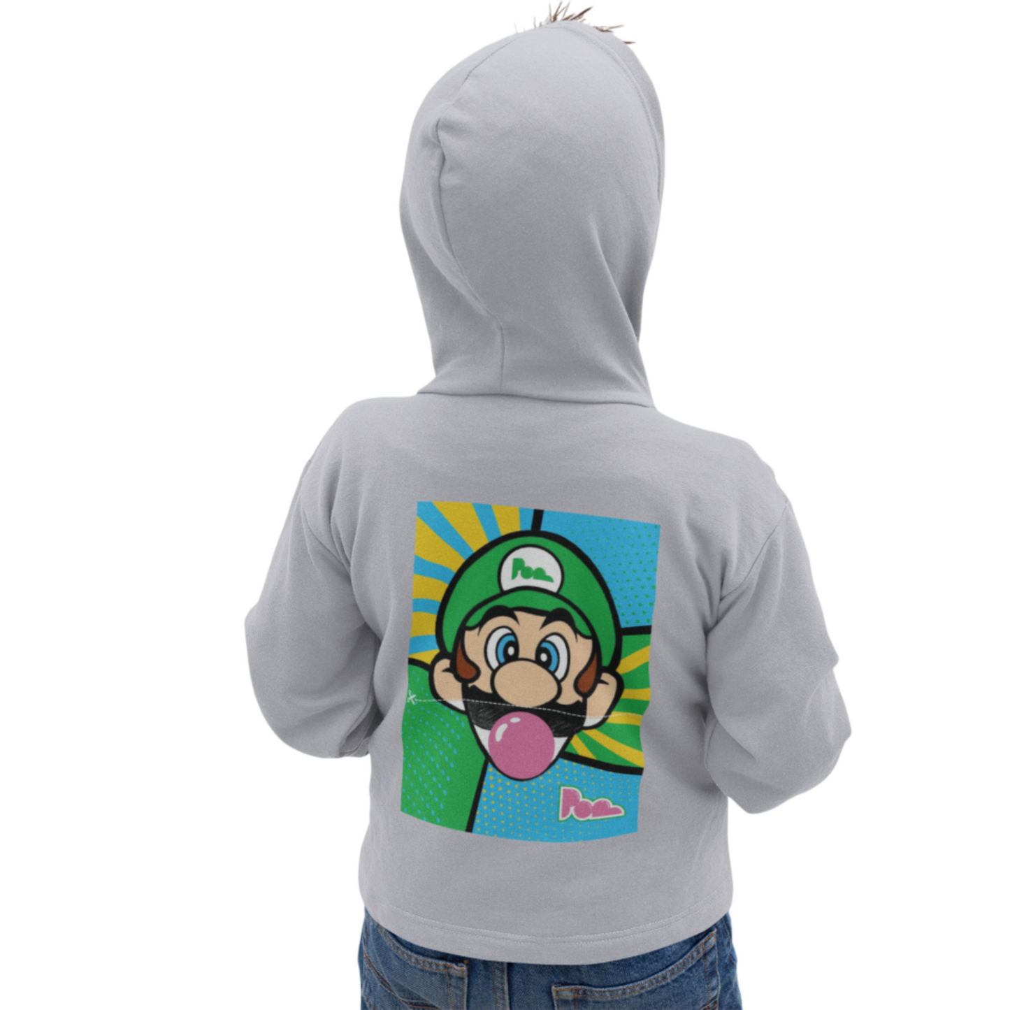 Felpa con zip Pop "Luigi" KIDS - PopbyAlessandro
