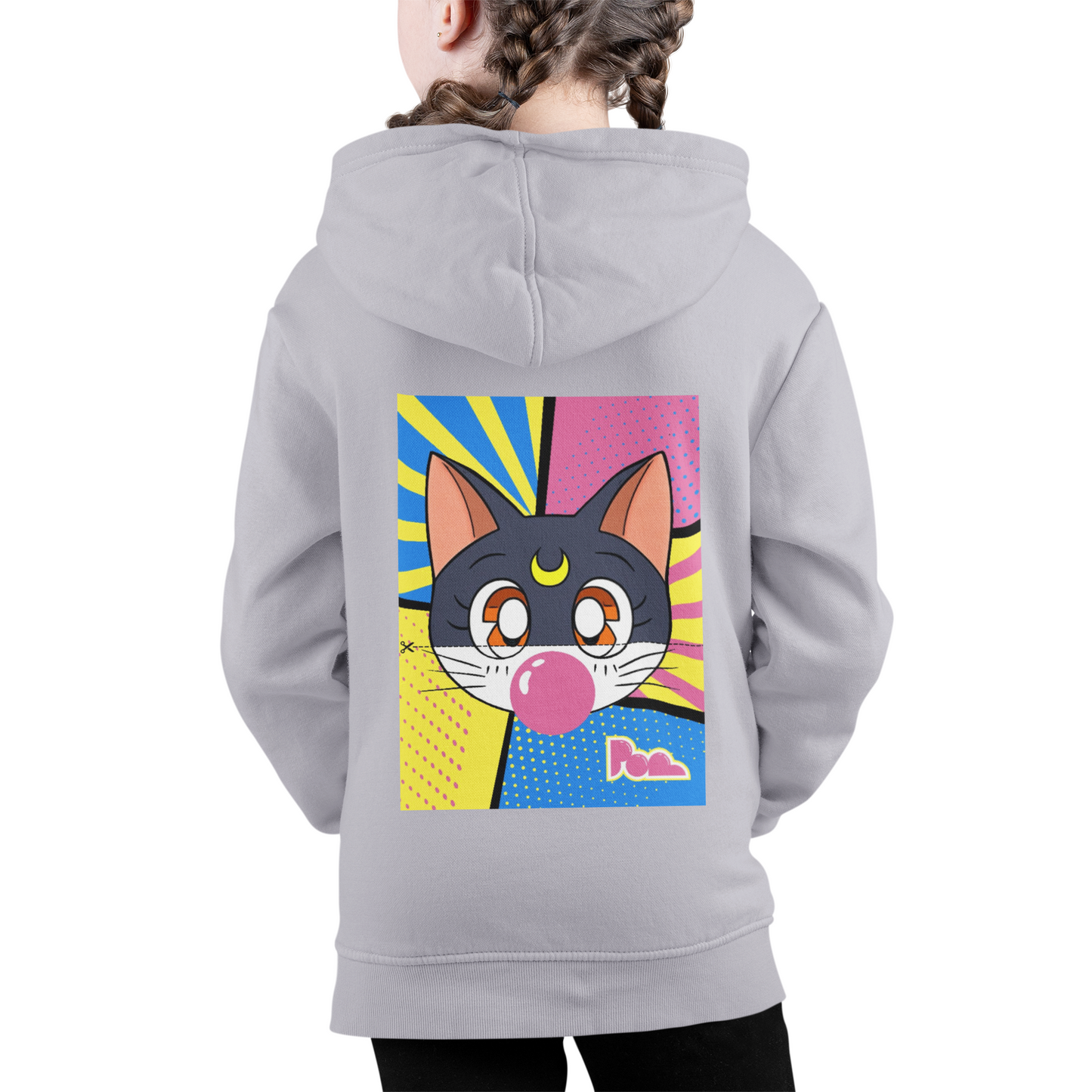 Felpa con zip Pop "Luna" KIDS - PopbyAlessandro