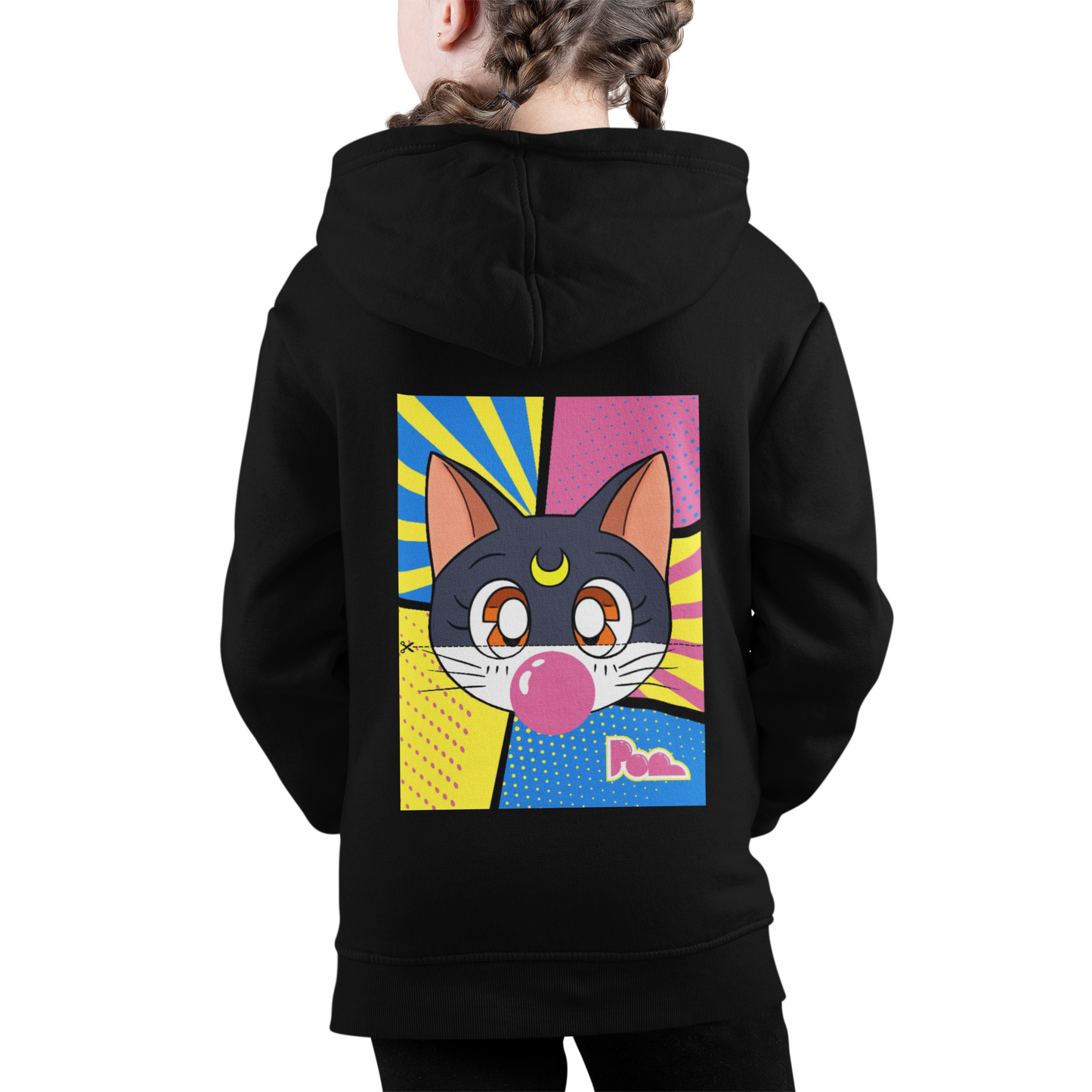 Felpa con zip Pop "Luna" KIDS - PopbyAlessandro