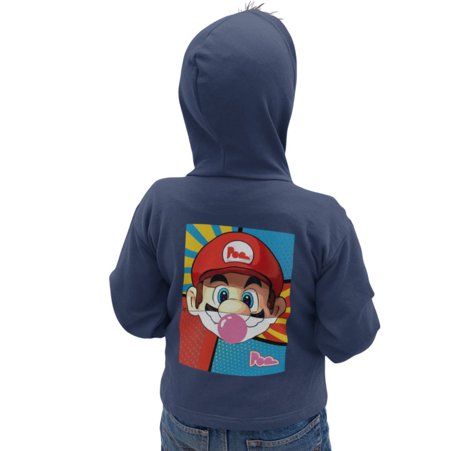 Felpa con zip Pop "Mario" KIDS - PopbyAlessandro